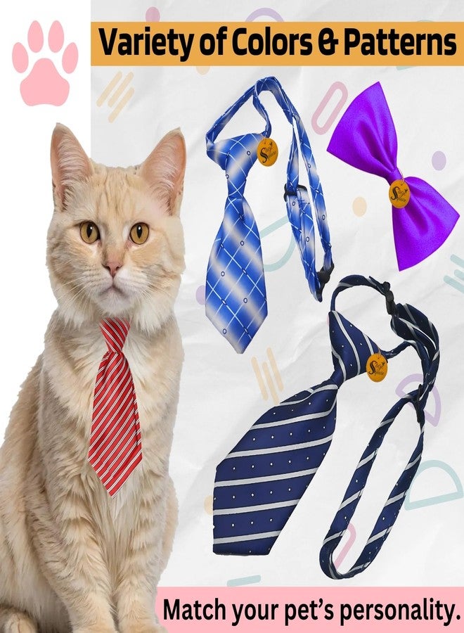 Sage Square Dog Tie & Bow Tie Combo - Stylish Accessories | Adjustable Fit for Comfort | Small to Large Breeds | Elegant & Adorable Design for Special Occasions | Everyday Wear (Random Colour) - Image 5